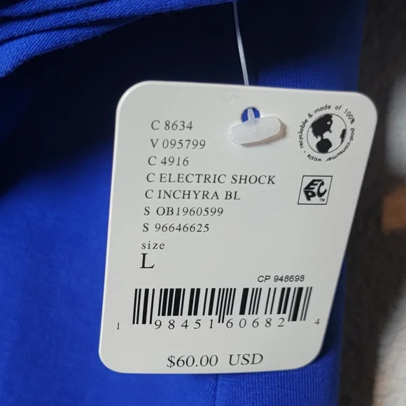 NWT Free People Hotshot One-Piece Romper – Bright Cobalt Blue Size Large - Picture 6 of 6